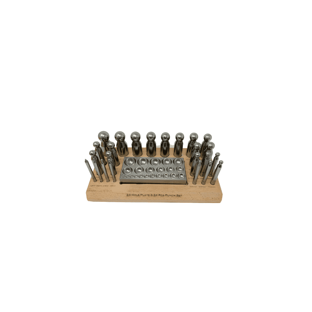 Dapping Punch & Plate Set of 24