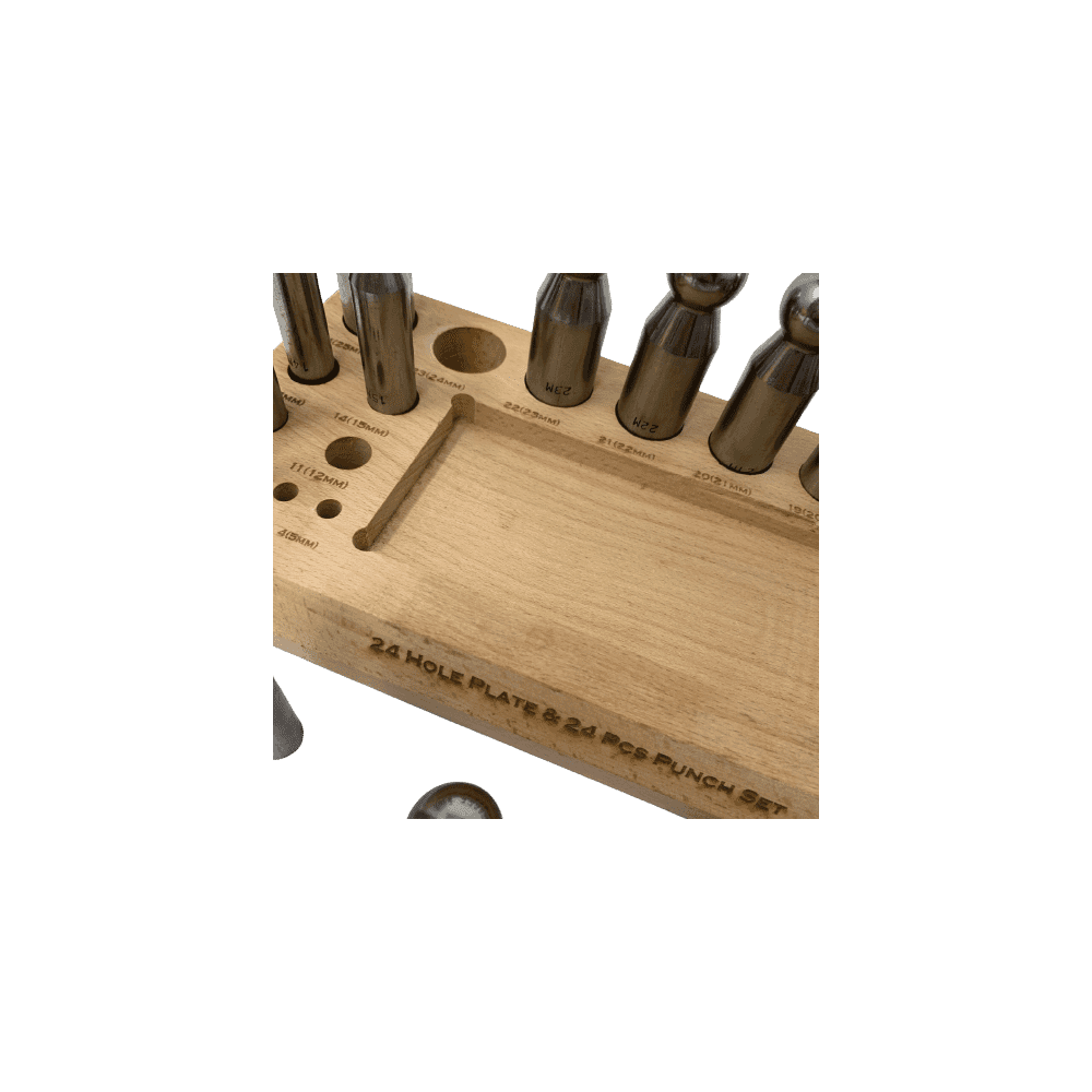 Dapping Punch & Plate Set of 24