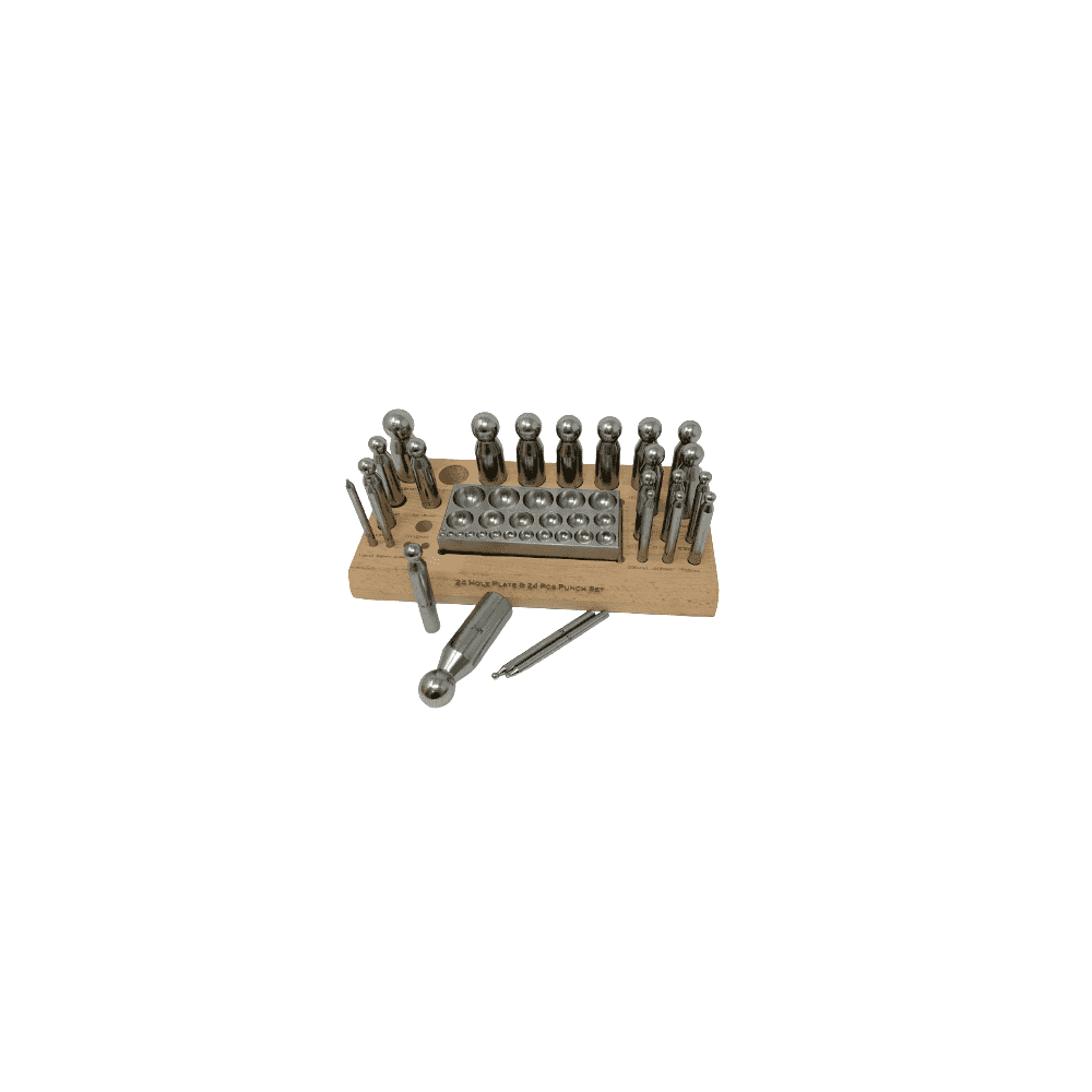 Dapping Punch & Plate Set of 24