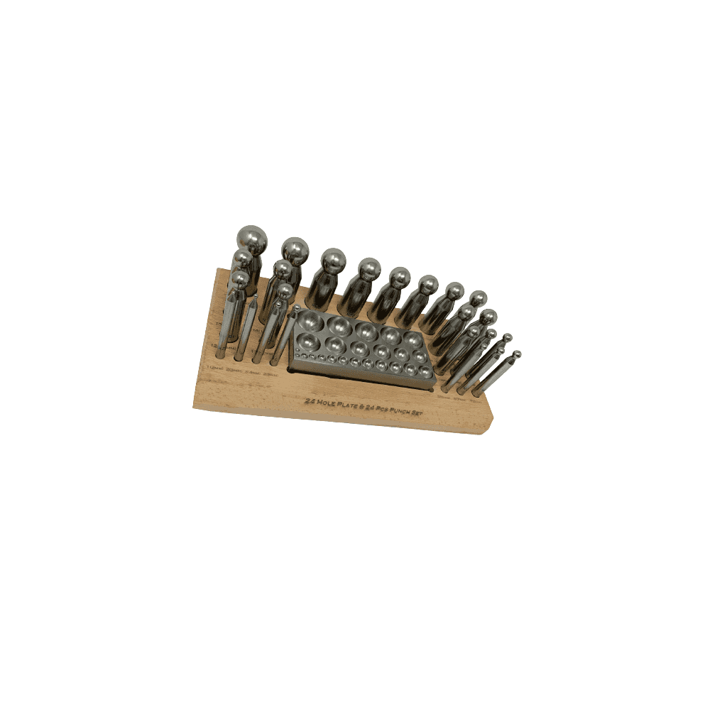 Dapping Punch & Plate Set of 24