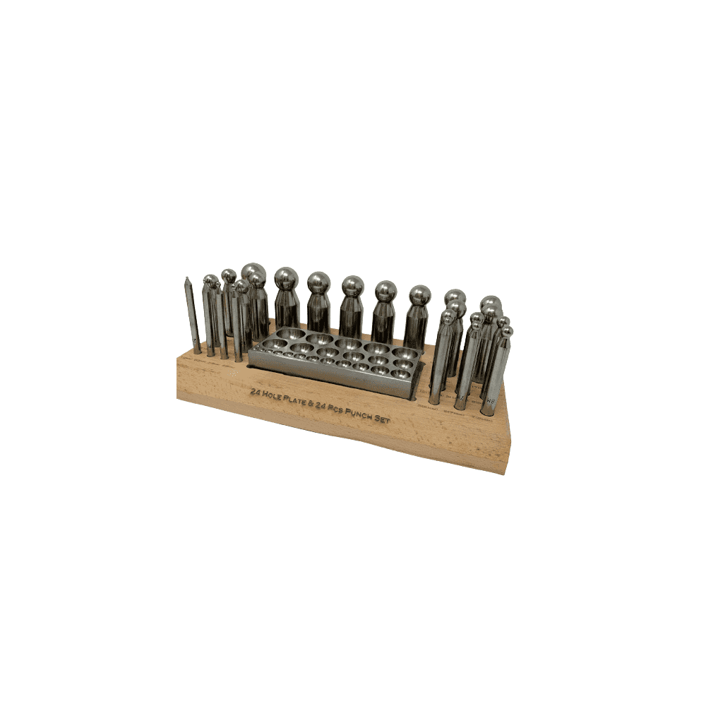 Dapping Punch & Plate Set of 24