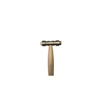 Wooden Hammer with Brass & Fibre Head
