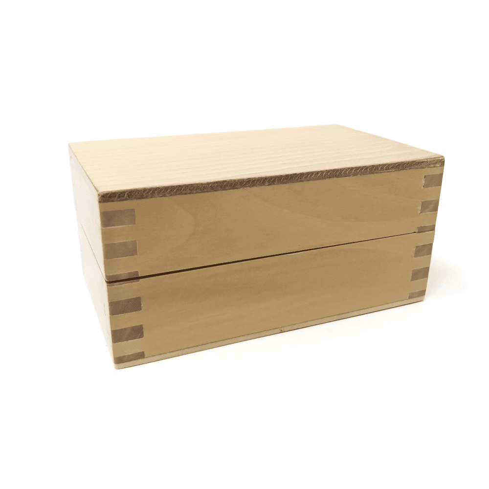 Wooden Burr Box with 36 Holes