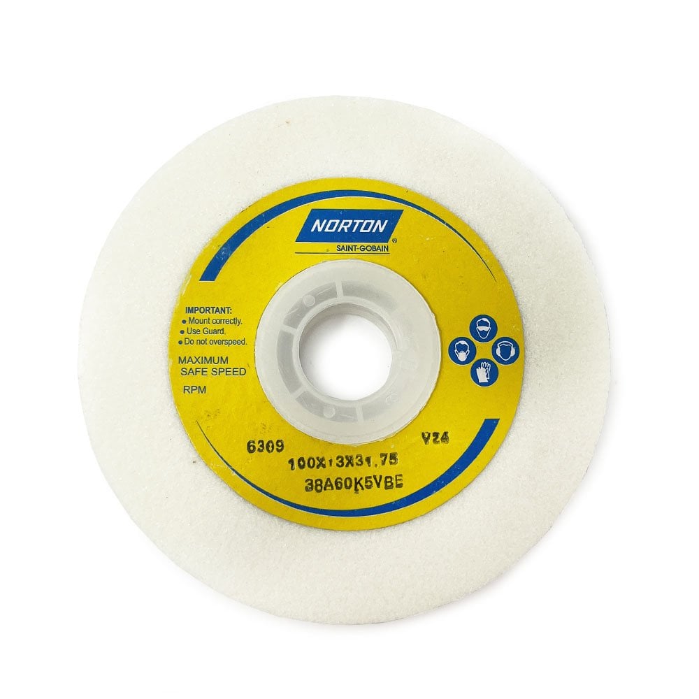 White Aluminium Oxide Bench Grinding Wheel 100mm