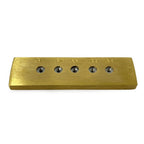 Brass Draw Plate with Tungsten Holes, SWG 31-35