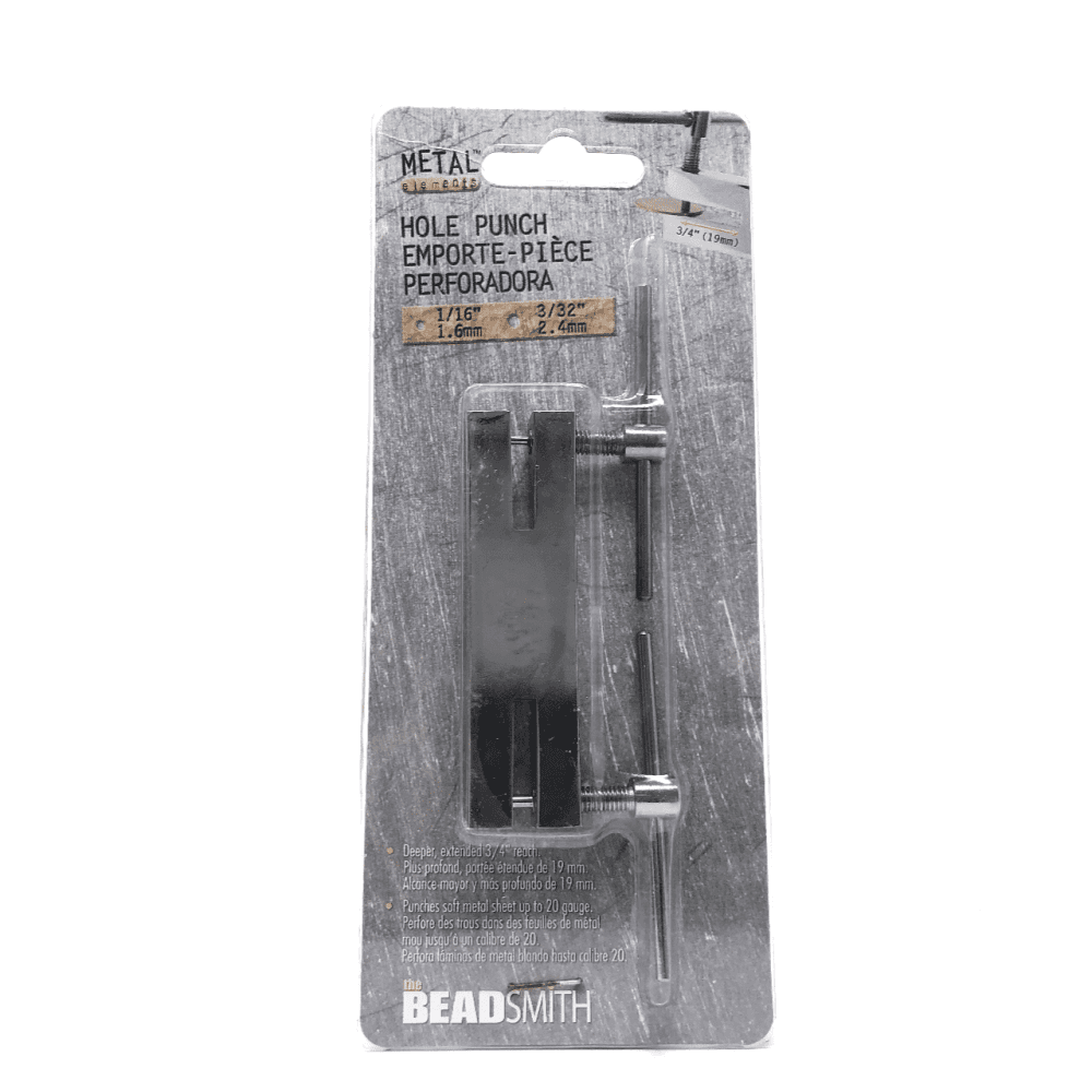 Beadsmith Double Metal Hole Punch 1.6mm & 2.4mm