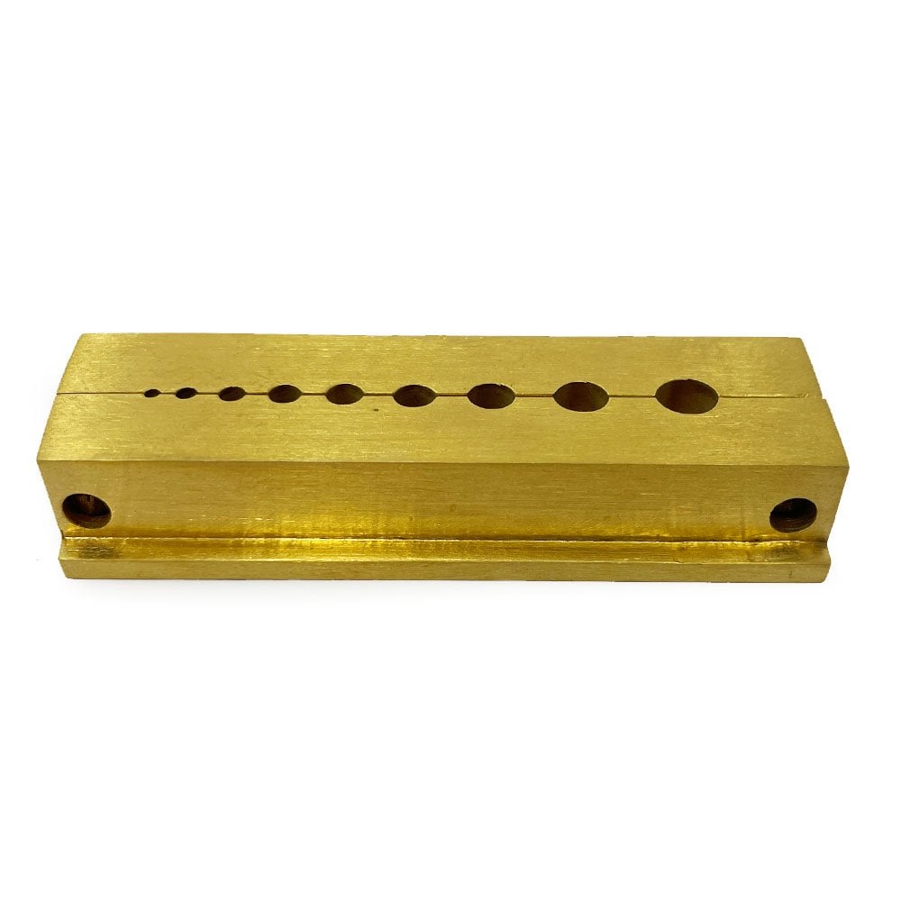 Brass Riveting Split Stake, 9 Holes