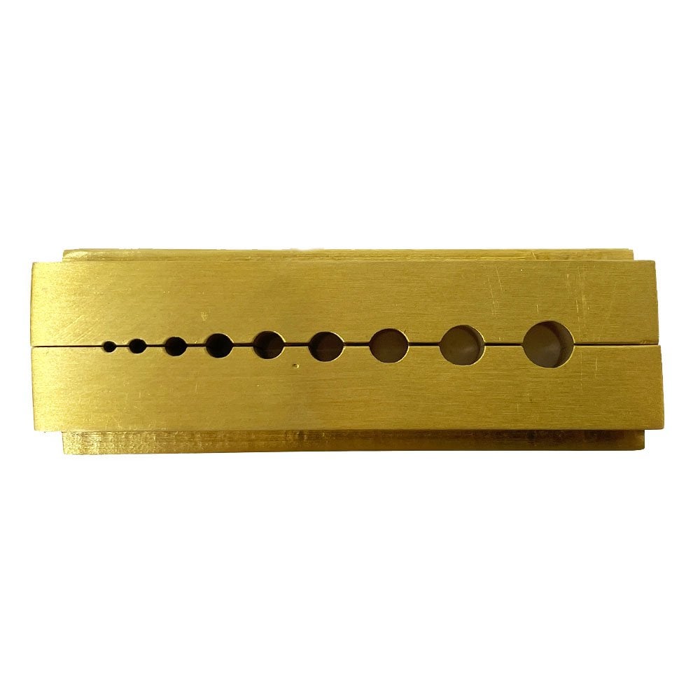 Brass Riveting Split Stake, 9 Holes