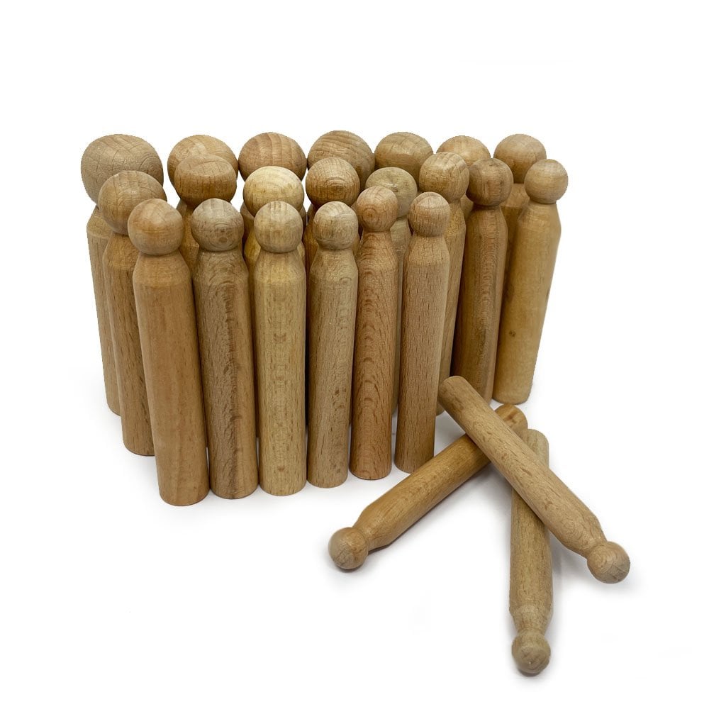 Wooden Dapping Punch Set of 24 (11mm - 25mm)