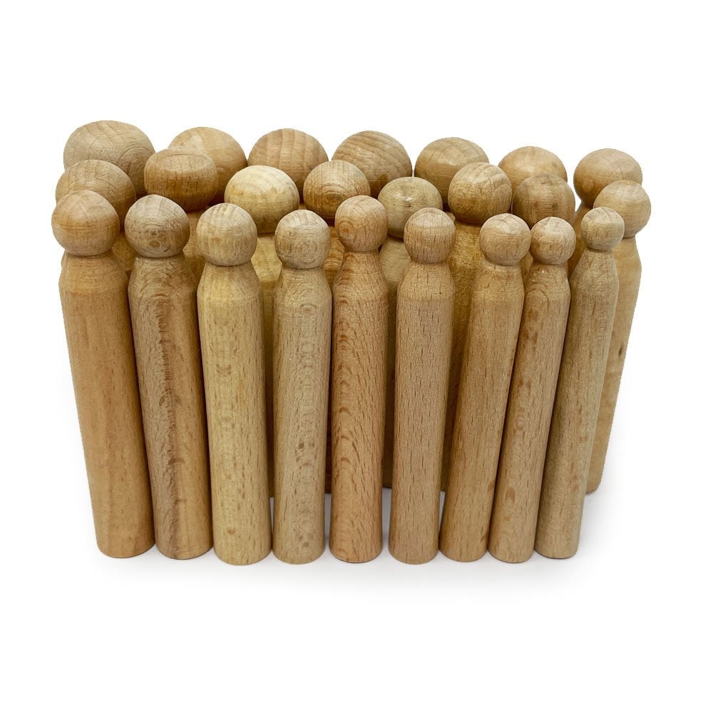 Wooden Dapping Punch Set of 24 (11mm - 25mm)