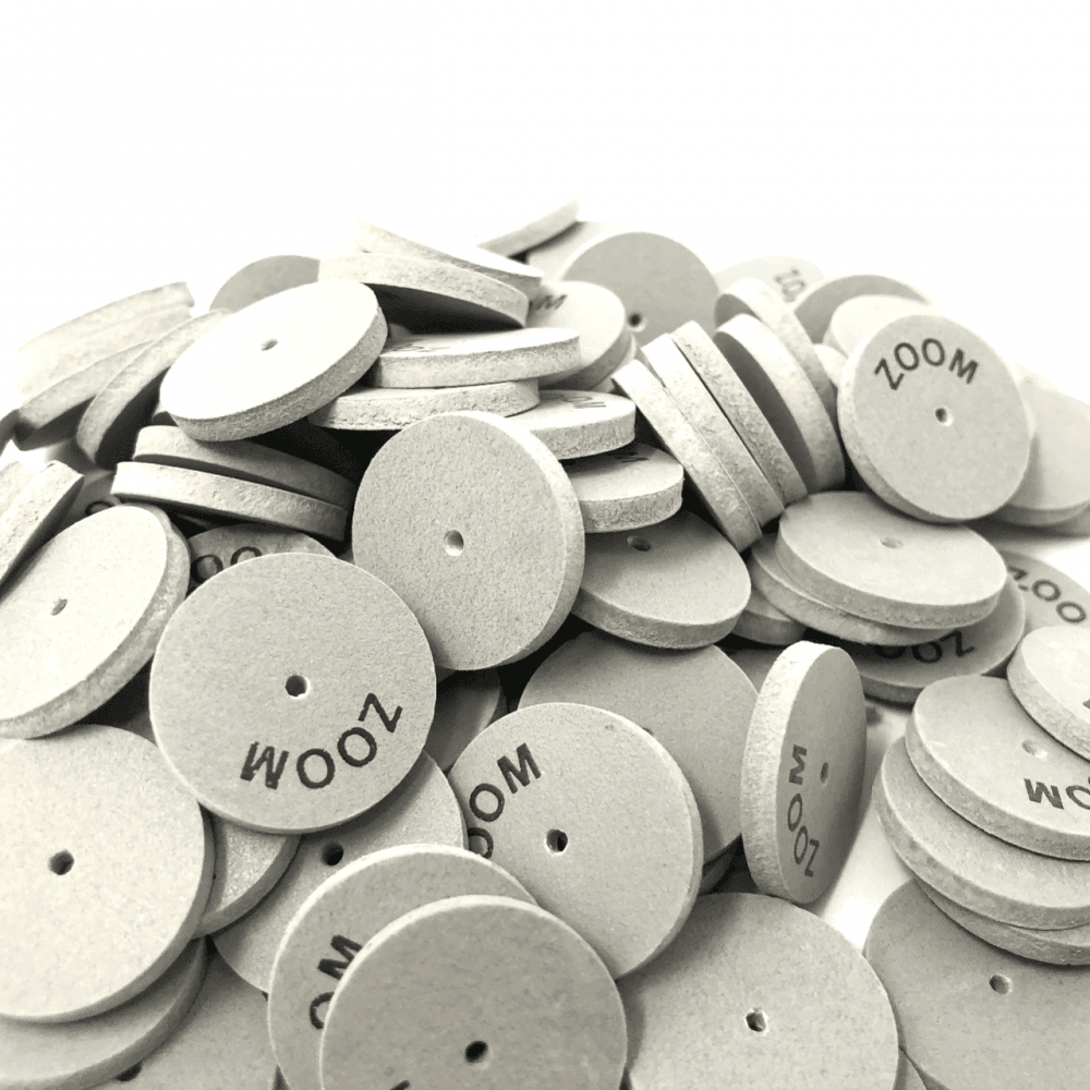 Large Jewellery Polishing Wheels - White, Very Fine