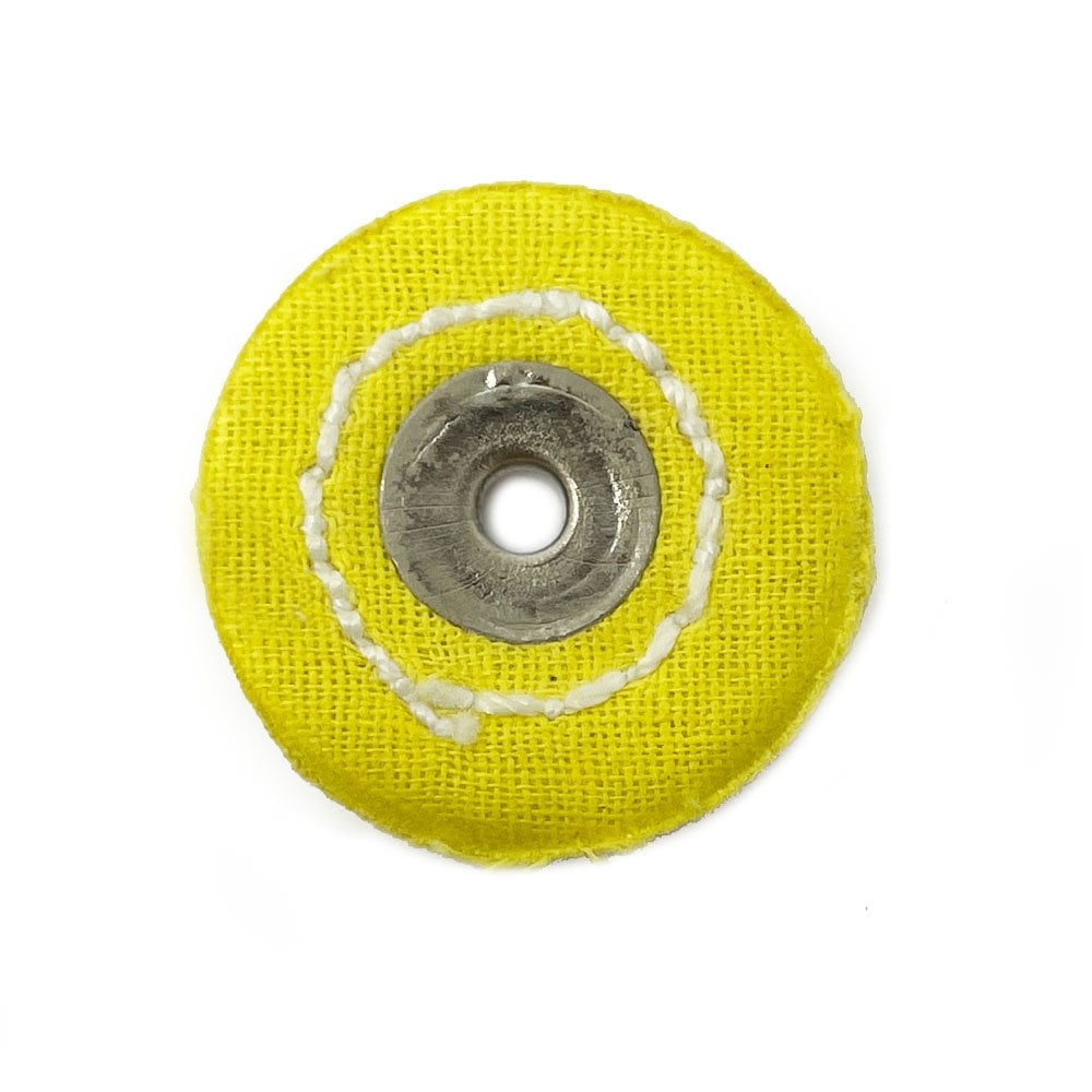Mini Muslin Polishing Wheel 25mm, Unmounted (Stitched)
