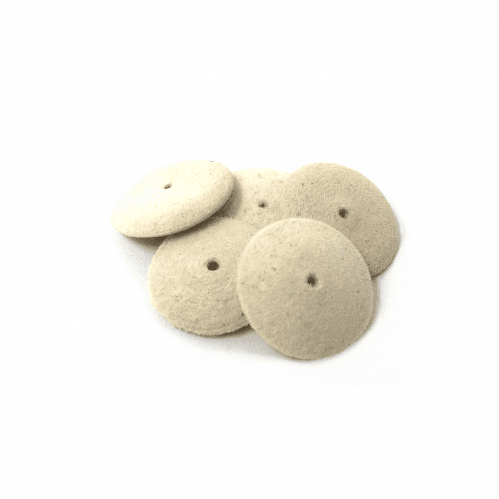 Knife Edge Felt Wheel 25mm