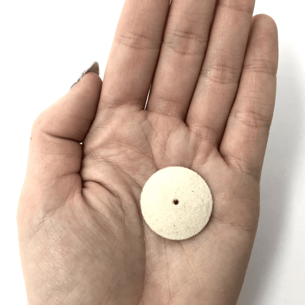 Knife Edge Felt Wheel 25mm