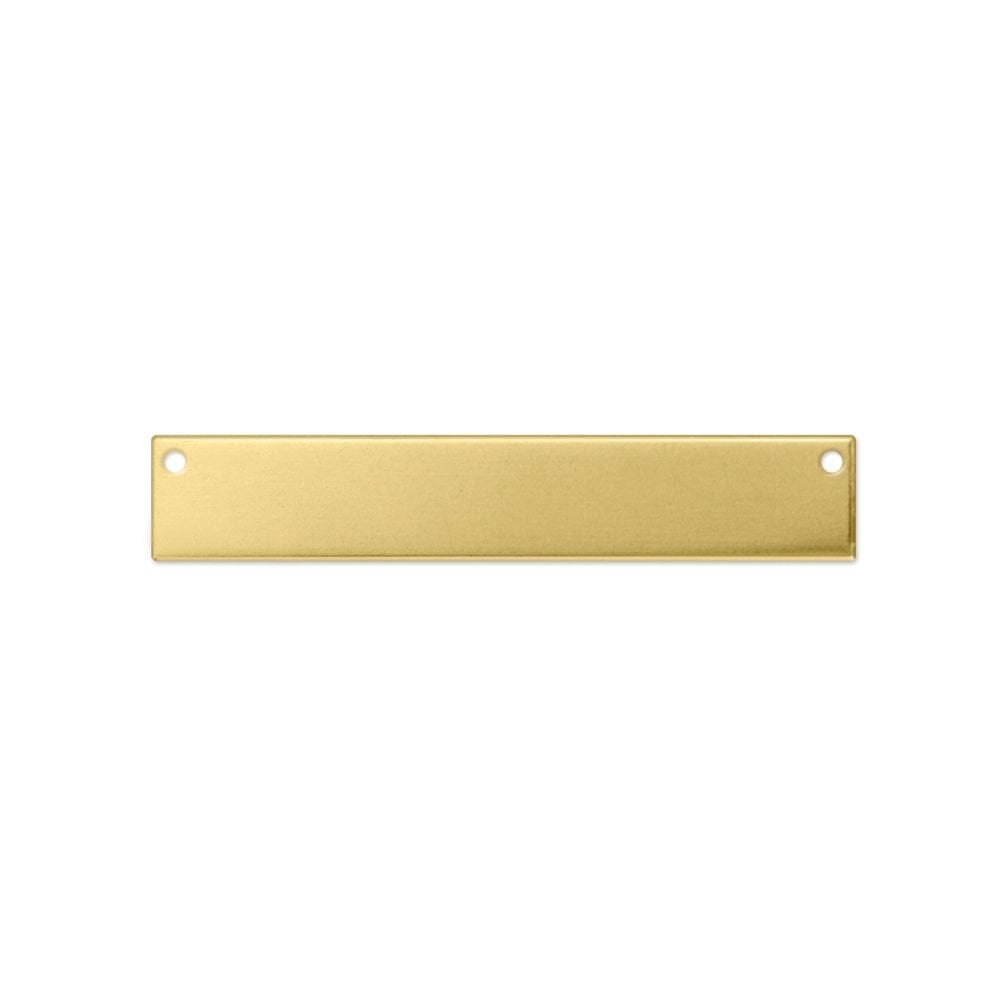 ImpressArt Premium Stamping Blanks - Brass Rectangle with Holes