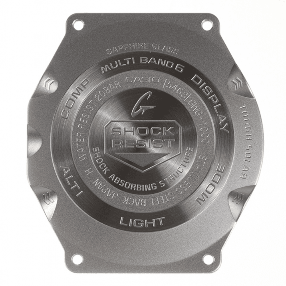 Casio Mud Master Back Cover Steel 10510414