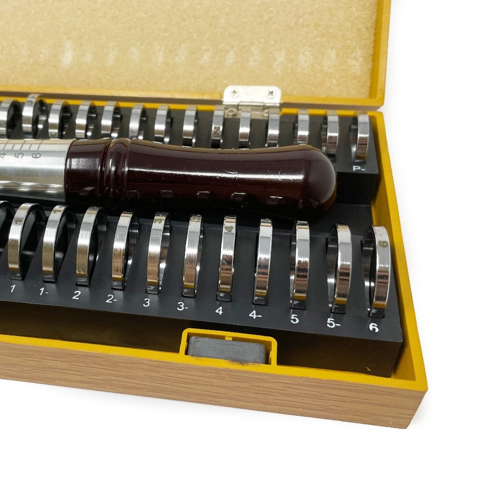 Ring Gauge Kit Box Set Aluminium (A-Z+6 including Half Sizes)