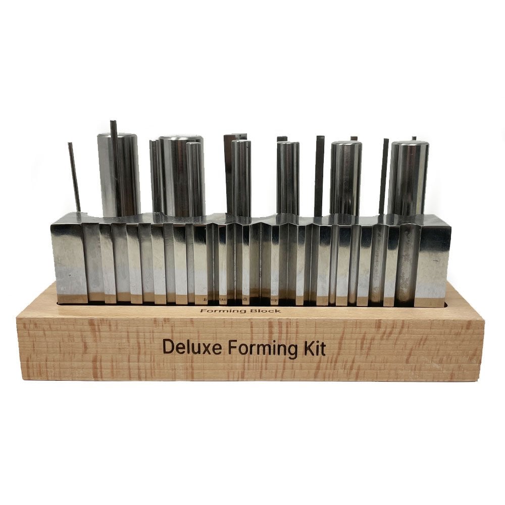 Deluxe Swage Forming Block & Bars Set