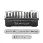 ImpressArt Typewriter Lowercase Letter Stamp Set