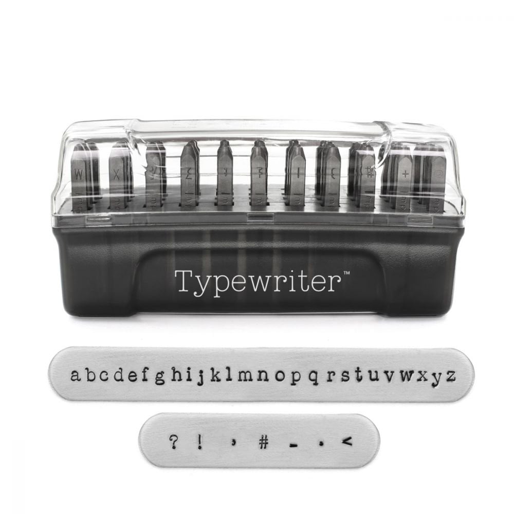 ImpressArt Typewriter Lowercase Letter Stamp Set