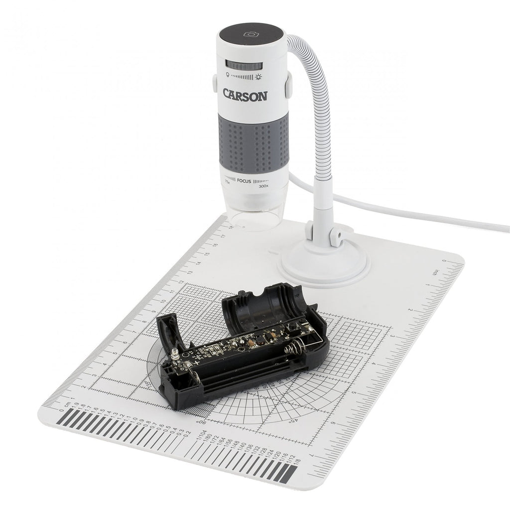 Carson USB Digital Microscope with LED & Flexible Stand
