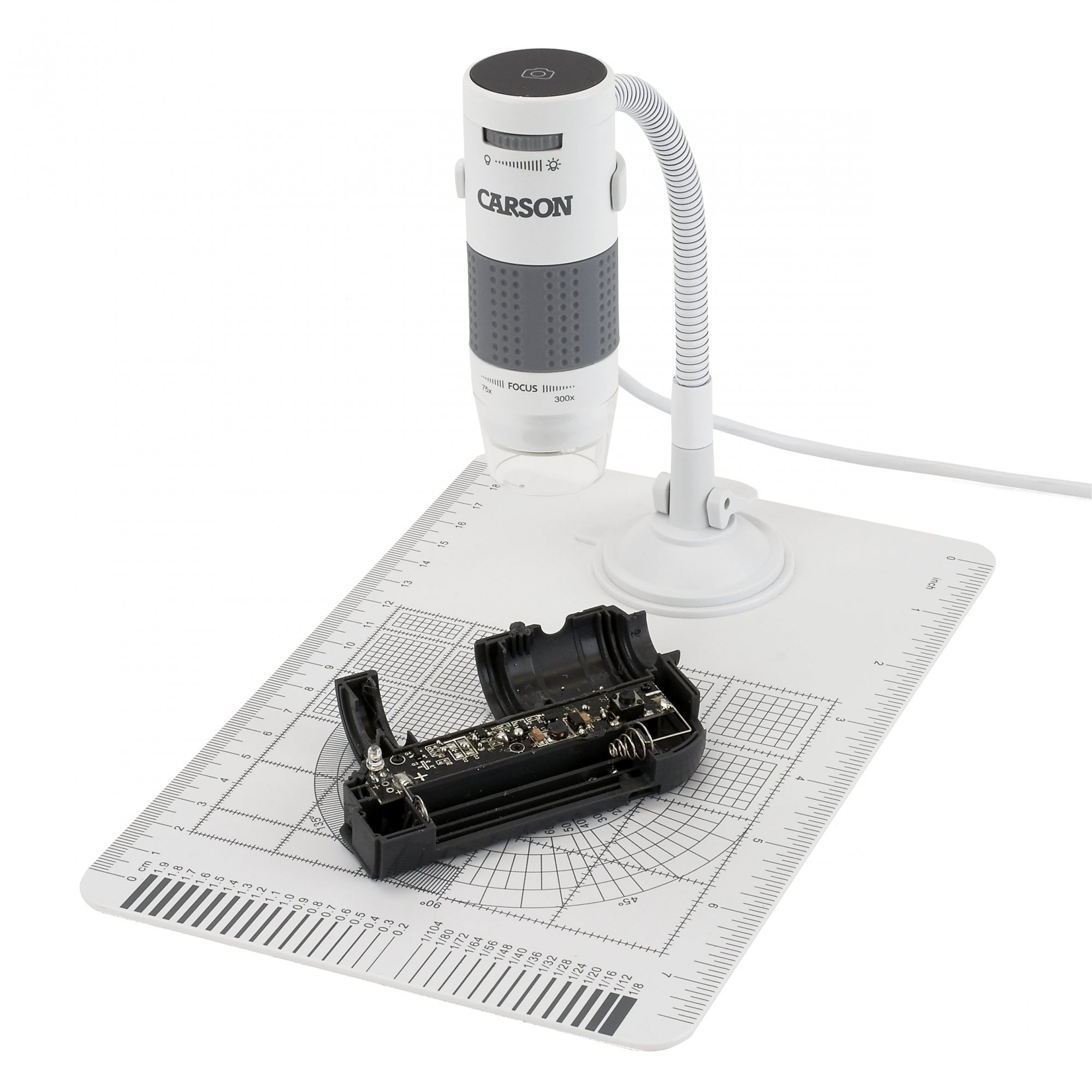 Carson USB Digital Microscope with LED & Flexible Stand