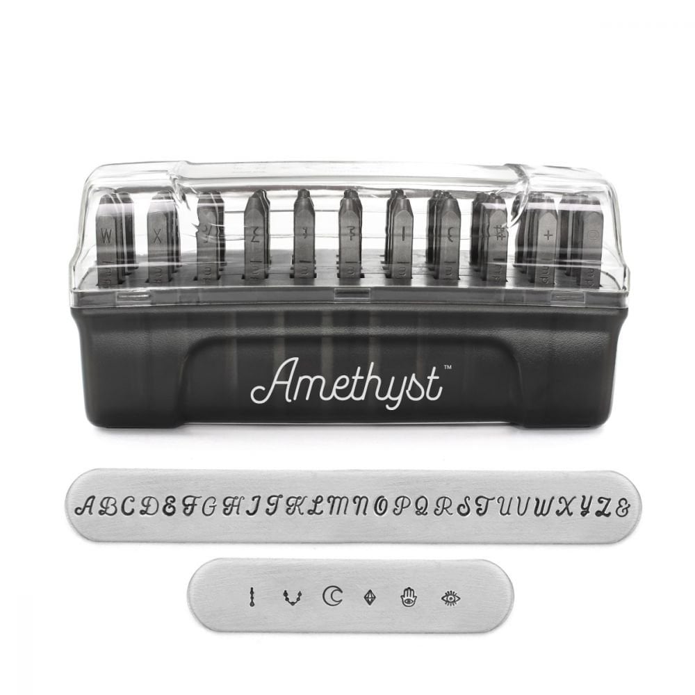 ImpressArt Amethyst Uppercase Letter Stamp Set