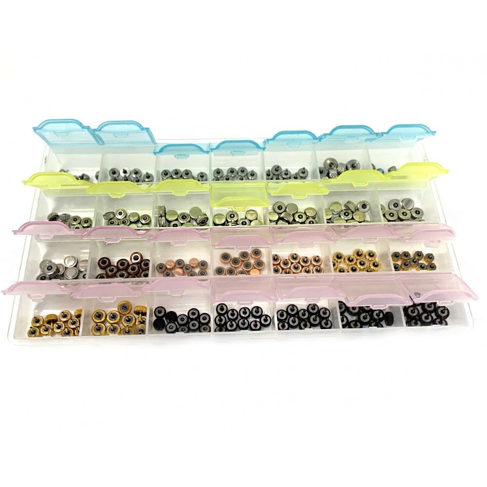 Mixed Sized Watch Crowns 280 Pieces