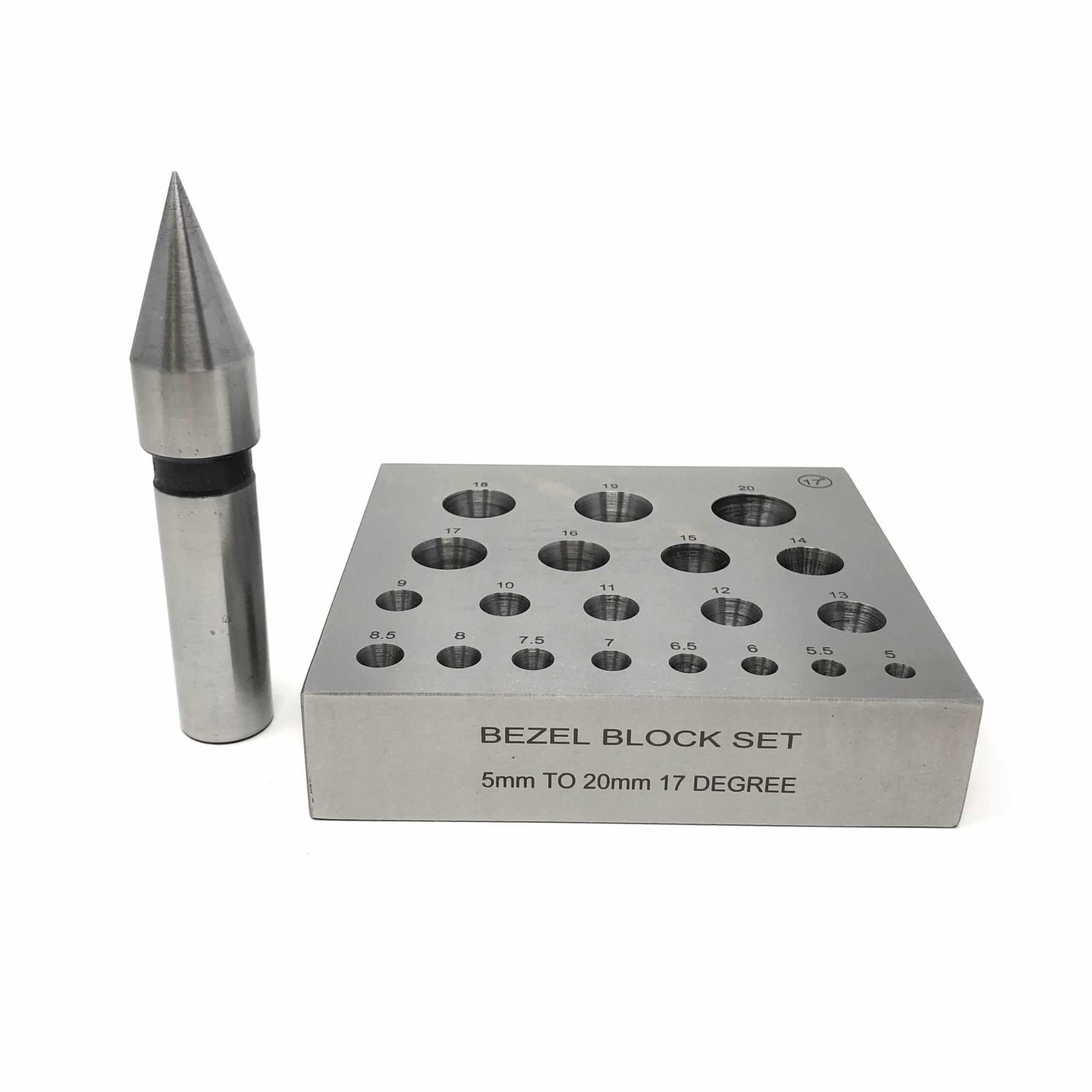 Round Collet Block & 17 Degree Punch