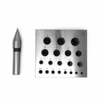 Round Collet Block & 17 Degree Punch
