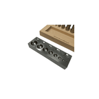 Oval and Round Dapping Block & Punch Set