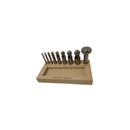 Oval and Round Dapping Block & Punch Set