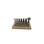 Oval and Round Dapping Block & Punch Set