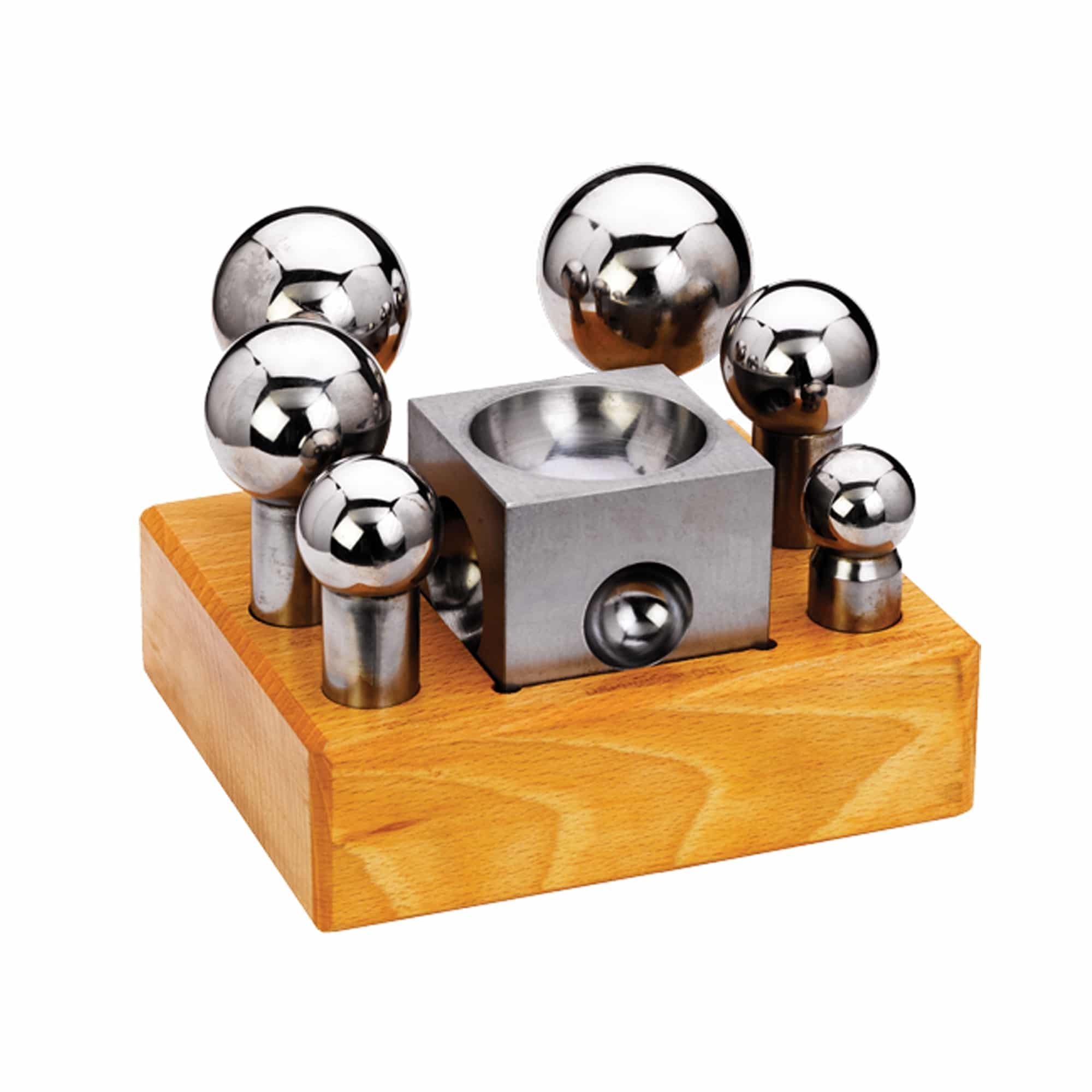 Extra Large Dapping Set with 6 Punches