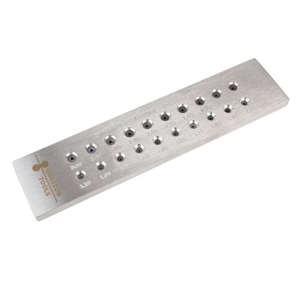 Durston Tungsten Carbide Drawplate Triangle 1.1 – 3mm
