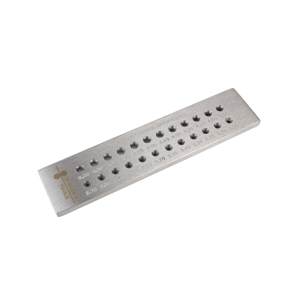 Durston Tungsten Carbide Drawplate Round 2.7 – 5mm