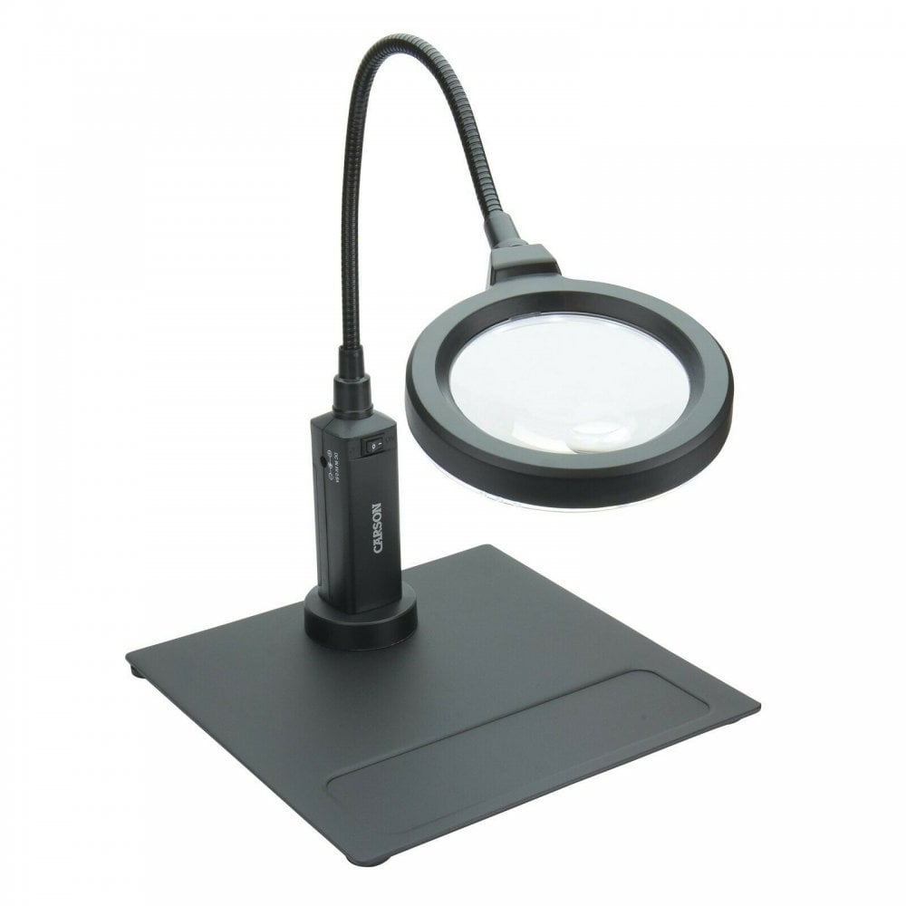 Carson LED Lighted 2x Magnifier with Magnetic Base