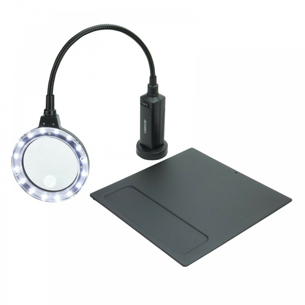 Carson LED Lighted 2x Magnifier with Magnetic Base