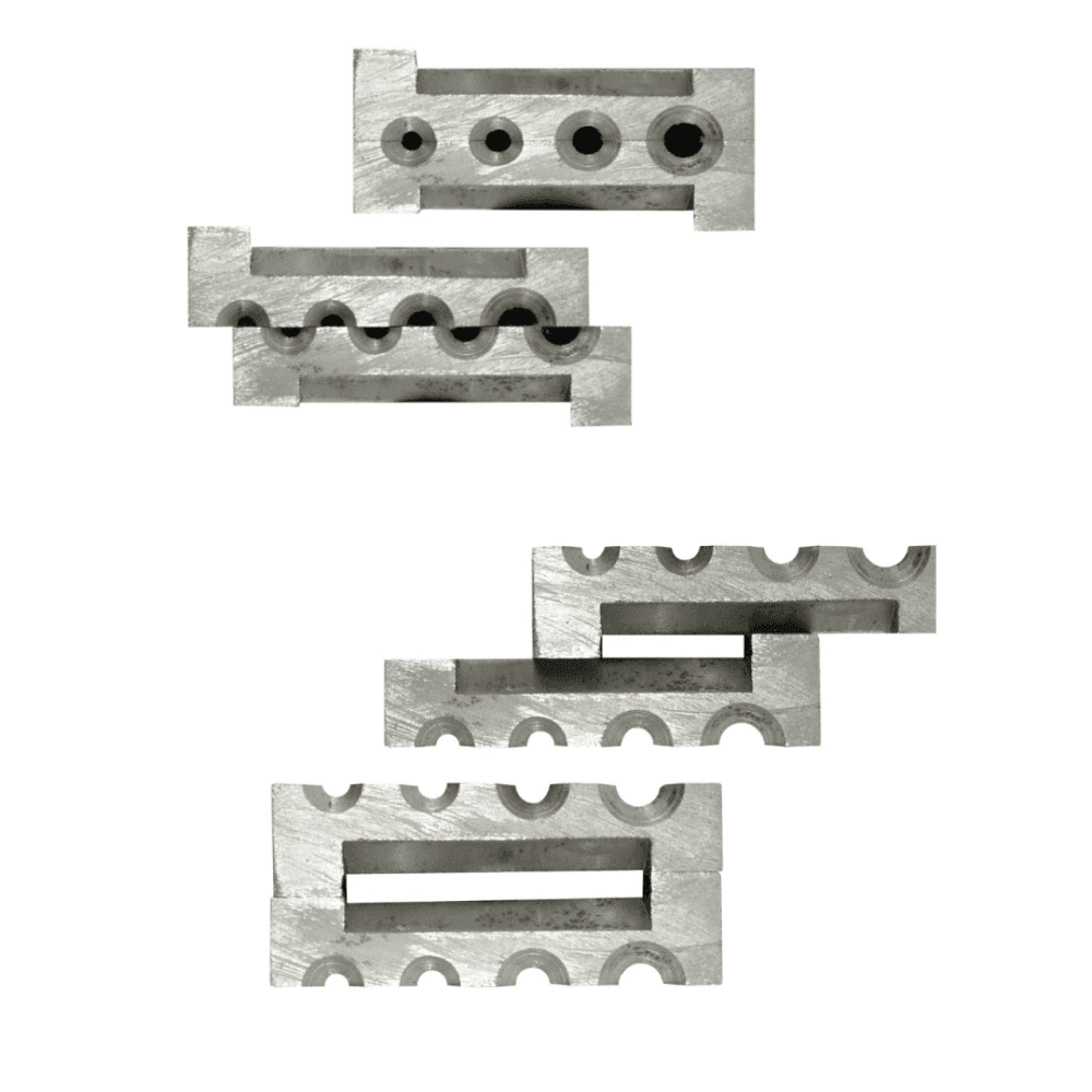 Durston Multi Shape Adjustable Ingot Mould, 4 Hole, 80mm