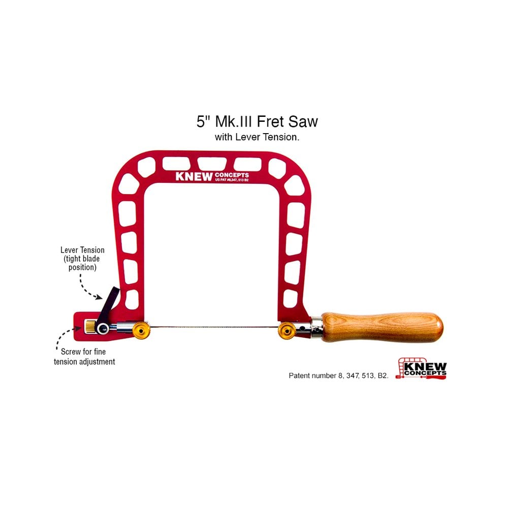 Knew Concepts 5" Saw Frame with Cam-Lever Tension