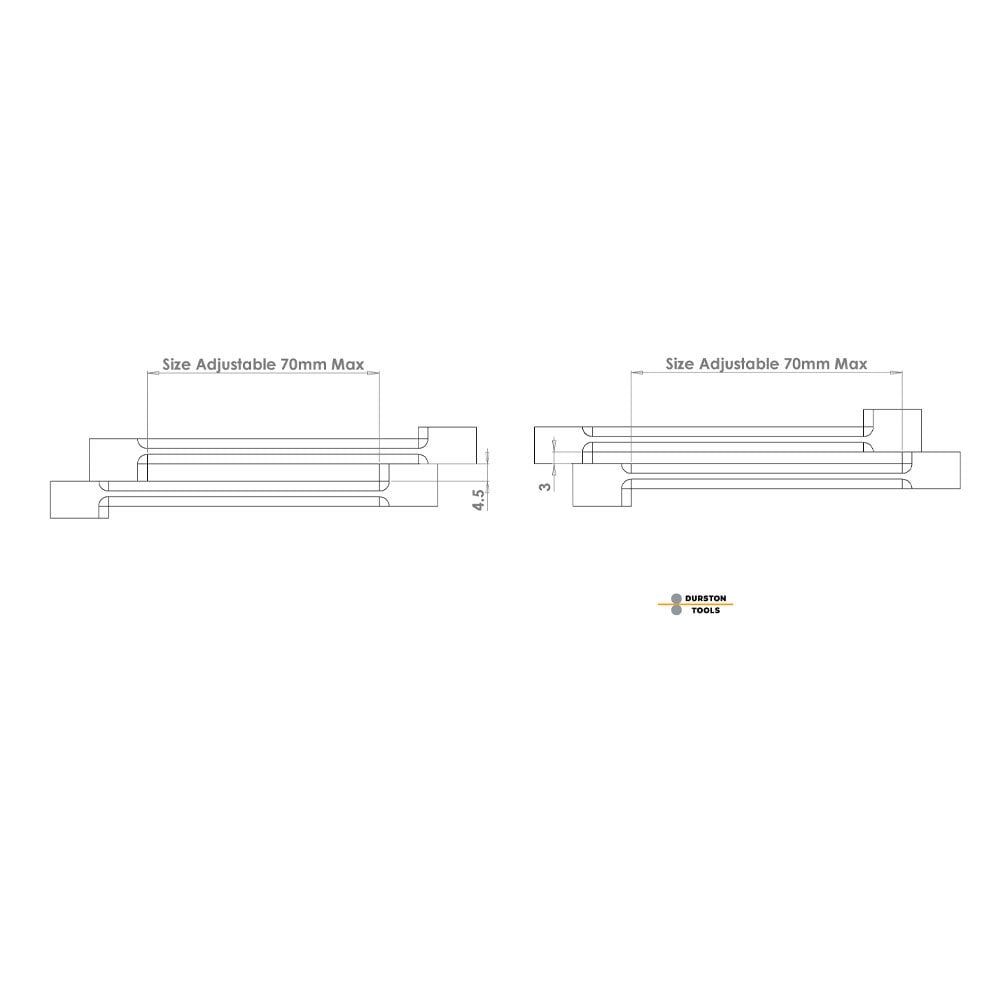 Reversible Flat Ingot Mould 3 & 4.5