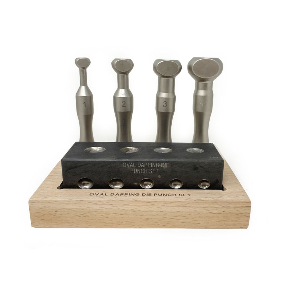 Dapping Set Base Oval Dapping Block & Punch Set – Maddisons of Durham