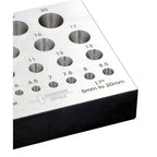 Durston 20 Round Hole Bezel Block & Punch