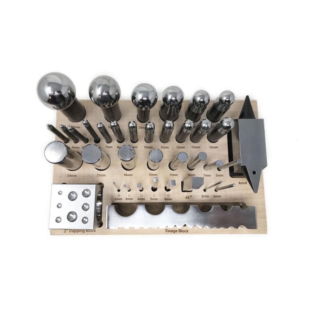 Utile Dapping Kit with Dapping Block and Anvil