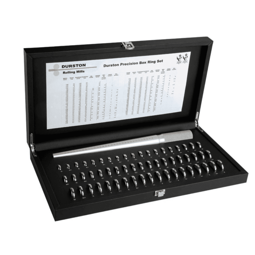 Showroom Boxed Ring Sizing Set (UK Half Sizes D-Z +6)