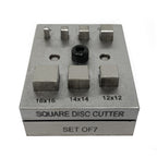 Square Disc Cutter Set of 7