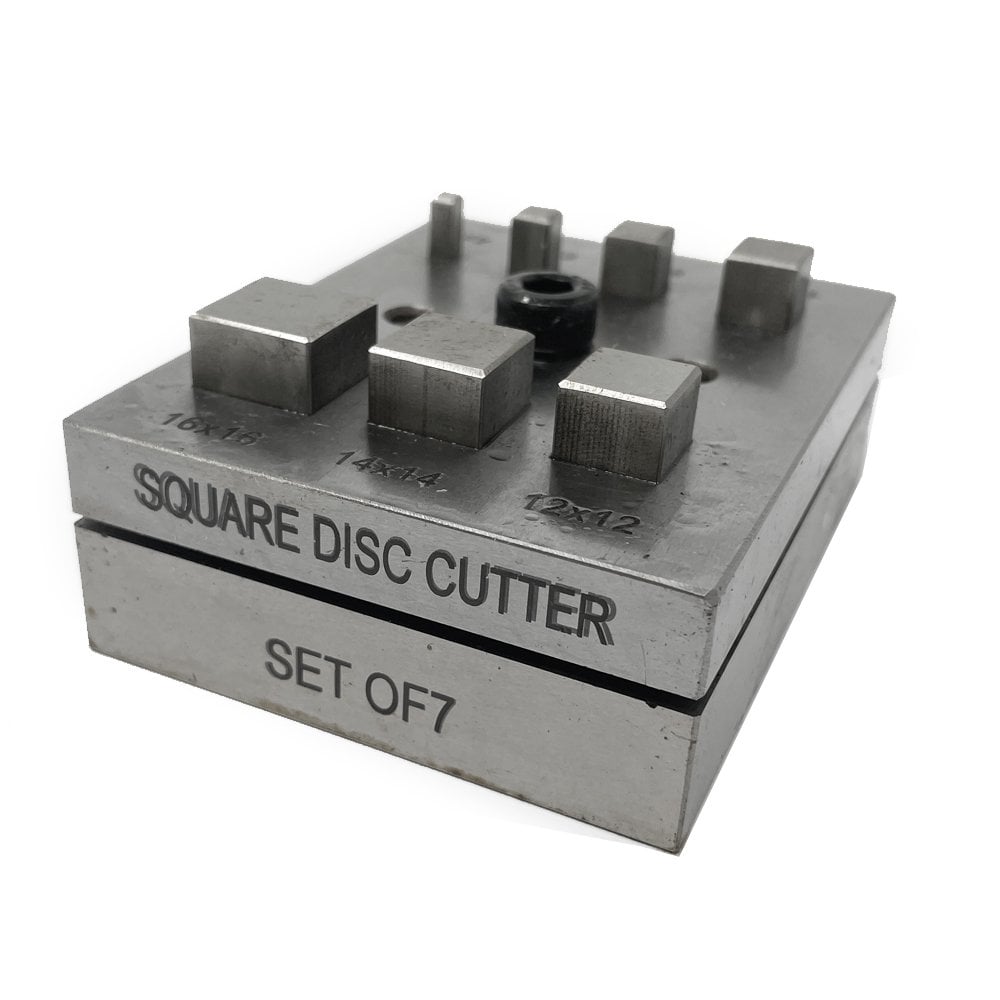 Square Disc Cutter Set of 7