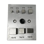 Square Disc Cutter Set of 7