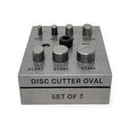 Oval Disc Cutter Set of 7