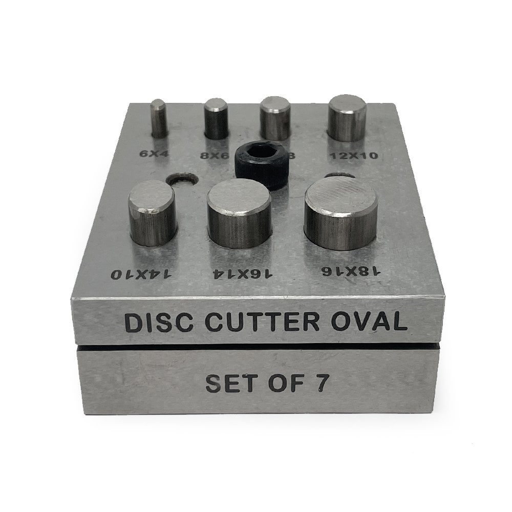 Oval Disc Cutter Set of 7